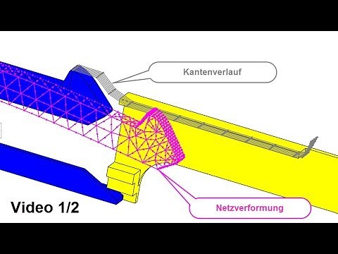 SolidWorks Simulation Premium - nicht lineare Studie - Video Tutorial - Deutsch
