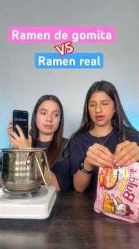 Gummy Ramen VS Real Ramen 😱
