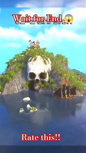 Minecraft Skeleton Face House | You’ve Never Seen This Before 💀#MinecraftIndia#MinecraftUSA#ytshorts