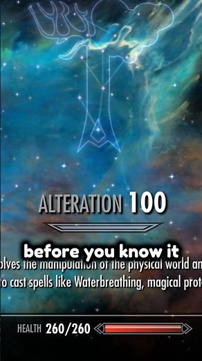 How to Max Alteration to 100 FAST in Skyrim