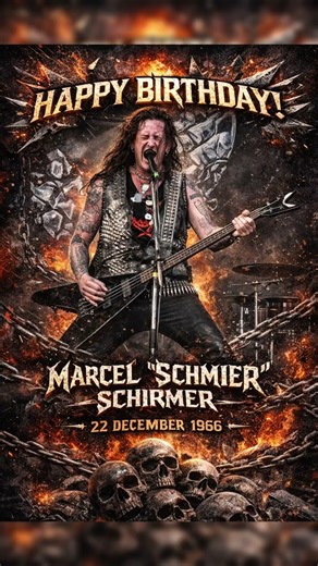 "Happy Birthday Marcel “Schmier” Schirmer | Destruction Legend" #trashmetal #happybirthday