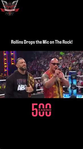 Wrestle Vybe on Instagram: "This 2024 WWE SmackDown clip features Seth Rollins interrupting The Rock's promo, delivering a viral roast by dubbing him "Mr. Midlife Crisis" and declaring the era shift, culminating in accepting a WrestleMania tag match with Cody Rhodes against The Rock and Roman Reigns. Rollins' sharp delivery underscores his elite promo abilities, a key factor in WWE's storytelling that propelled the segment to millions of views and remains a fan favorite two years later. The post