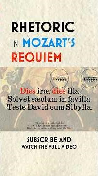 Rhetoric in Mozart's Requiem
