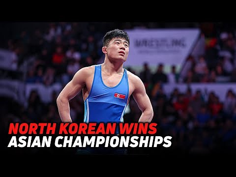 North Korean Wrestler Chongsong Han Wins 2025 Asian Championships