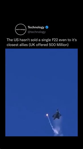 Technology on Instagram: "Follow (US) 👉🏼 @TECHNOLOGY to learn something new everyday! 💫🤖 The F-22 Raptor, developed by Lockheed Martin, is a fifth-generation stealth fighter designed for air superiority. Blending state-of-the-art stealth capabilities with advanced avionics, high speed, and exceptional agility, it stands as one of the most advanced combat aircraft in the world. Capable of exceeding Mach 2 (over 1,500 mph), the F-22 features supercruise technology, allowing it to maintain supe