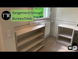 Logement CHAMBRE PMR 18m² Résidence LE BOIS - MONT-SAINT-AIGNAN - Crous Normandie