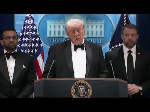 US President Trump held a press conference, stating that the Secret Service agent shot by the sus...
