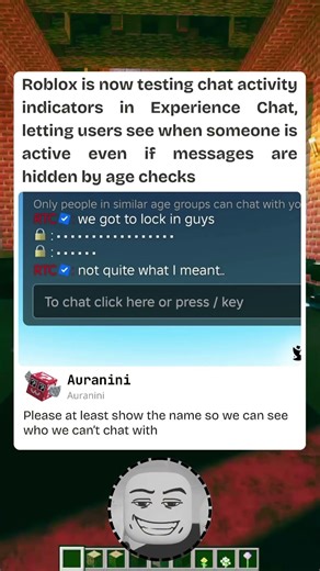 Roblox launches chat activity indicators to bridge the gap between age groups #roblox