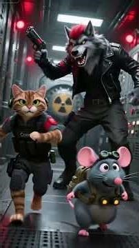 Cat and Mouse Special Forces! How can cats and mice work together for success? #AIcat #AIvideo