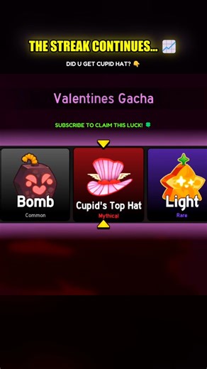 I Got CUPID'S TOP HAT! 🎩 My Luck Streak Is BACK! (Blox Fruits)