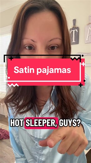 Satin pajamas!! Perfect if you are a hot sleeper!! #pajamas #pajamasets #satin #tiktokshopblackfriday #tiktokshopcybermonday