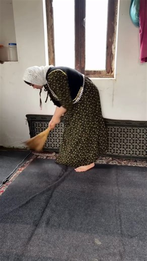 today cliening house #food #rurallife #cooking #village