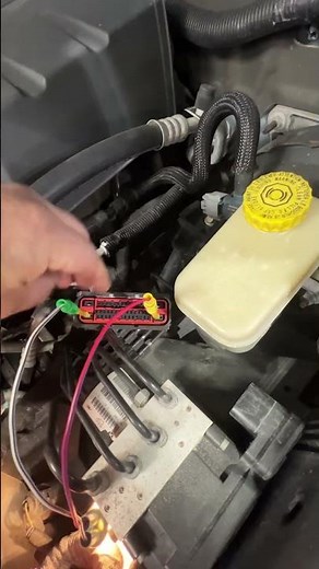 Jeep wrangler abs light on. Code for abs module failure. Testing powers and grounds.