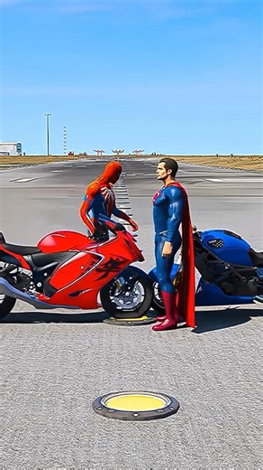 Spider-Man vs Superman Epic Mini Game tayyar hai! 🎮🕷️🦸#gaming #shorts #shortsfeed