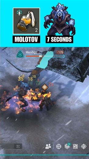 Killing Wedingo in 7 seconds with Molotovs 😱😱 #lastdayonearth #shorts