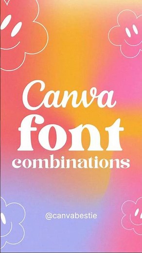 The best Canva font combinations to level up your designs 🪄 #canvadesign #canvatips #fonts #canva