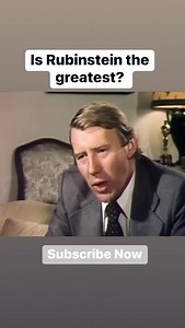 Rubinstein interview excerpt | History of Music