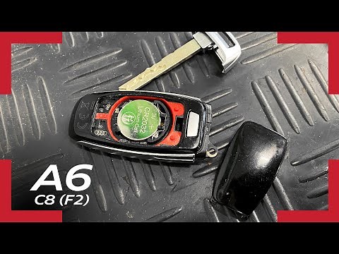 Replace key fob remote battery in Audi A6/S6/RS6 C8 (F2)