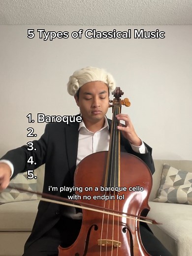 5 Types of Classical Music #cello #cellotok #houseofthedragon #bach