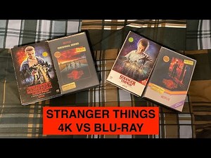 Stranger Things 4K and Blu-ray Packaging Comparison