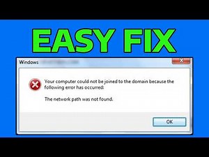 How To Fix The Network Path Was Not Found Error in Windows