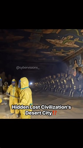 3.2M views · 53K reactions | Explorers Stumble Upon a Lost Civilization’s Desert City Filled with Strange Relics and Hidden Chambers! . . . . . . . . . . . #ancient #treasure #treasurehunting #HiddenHistory #AncientTechnology #ArchaeologySecrets #archaeology #ancientmysteries #ancienttechnology #losttreasure #CityOfGold #sybervisions_ | 헦헬헕험헥혃헶혀헶헼헻혀 | Facebook