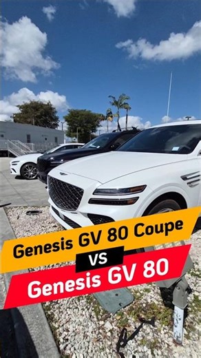 2026 Genesis GV 80 Coupe vs 2026 Genesis GV 80 👌 #genesis