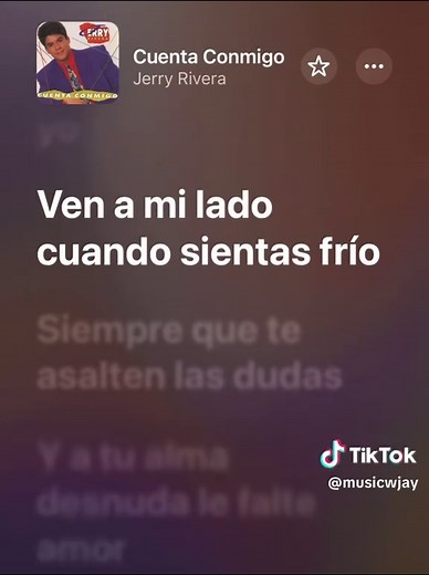 Cuenta Conmigo - Jerry Rivera: Letra y Significado