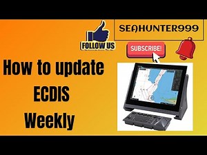 How to Update ECDIS every week (Furuno Fmd 3200/3300) #furuno #ecdis #ship #seahunter999