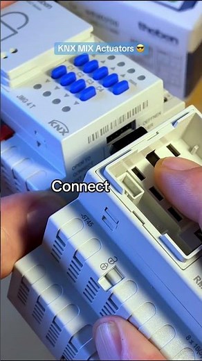 Theben #KNX actuators MIX2: connect to expand #shorts #electrician #diy