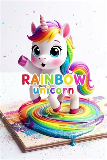 Rainbow = Unicorn 🦄| Learn Colors with Blob Academy!