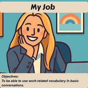 ESL Speaking & Grammar Activities: My Job (PDF PPT)