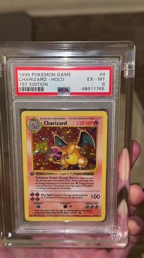 The Holy Grail of #Pokemon Cards 🤩 #charizard #1steditionCharizard #pokemontcg #cardlounge