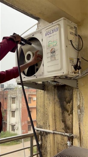 Split Ac Outdoor Unit Service || Abid Ac Wala