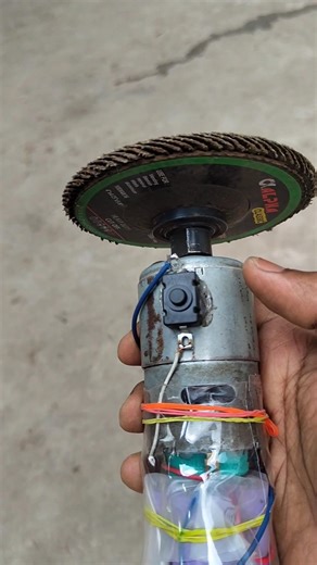 DIY Powerful Cordless Grinder using 775 Motor! 🛠️ #DIY #775Motor #Shorts