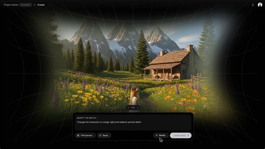 Google's Project Genie Makes Real-time Explorable Virtual Worlds, Offering a Peek Into VR's Future