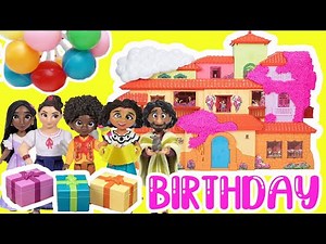 Disney Encanto Antonio's Birthday Party Surprise with Mirabel, Luisa, Alma at Madrigal House
