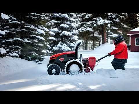 Winter Workhorse: Snow Blower Start, Idle, and Stop Sound Effect | No Copyright & Free for Editing