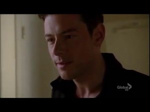 Glee Finn and Brody fight 4x16