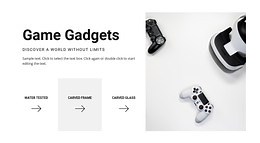 New game gadgets - Template by Nicepage