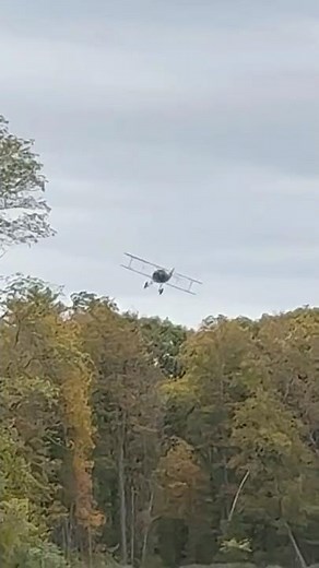 SPAD S VII landing at Cole Palen's Old Rhinebeck Aerodrome, Oct 11, 2025