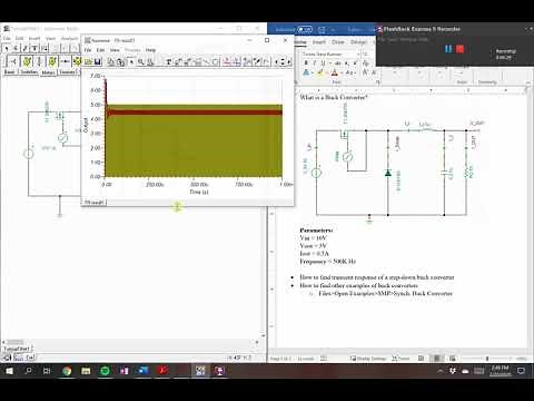 Introduction into Buck Converter Simulation in TINA