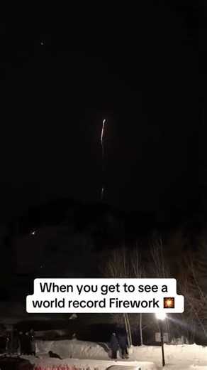 Biggest firework in the World 😦