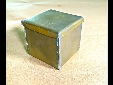 How to Make this Simple Brass Box