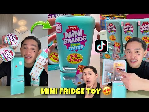 UNBOXING TIKTOK FAMOUS MINI FRIDGE (Part 57)