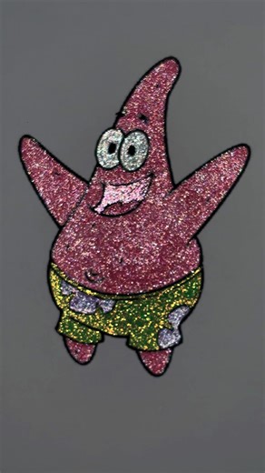 Glitter Coloring with Patrick Star: A Relaxing Experience