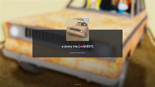 A Dusty Trip Blackout Car quest guide