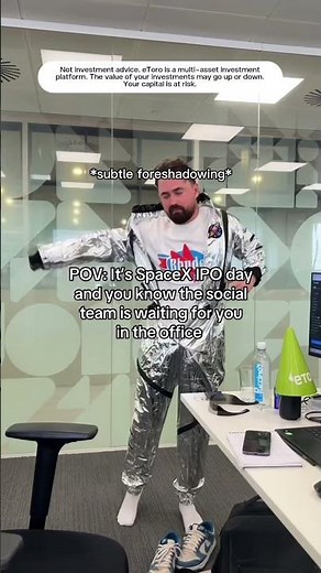 Just another day in the marketing department 🤡 P.S. SpaceX is now available on eToro