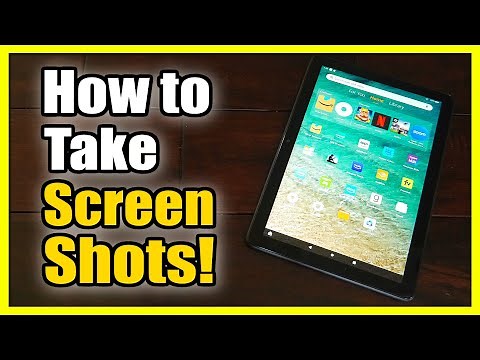 How to Take a Screenshot on Amazon FIRE HD 10 Tablet (2 Different Ways)