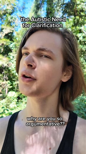 Toren Wolf & Serenity Christine on Instagram: "Many autistic people have a tendency to seek clarification. 💜 It usually manifests as the person asking frequent clarifying questions during a conversation. This trait is often viewed negatively by allistic (non autistic) individuals, being seen as argumentative or pedantic. In reality, this behavior is simply the person trying to better understand the situation. Remember that autistic individuals process information differently, and often d